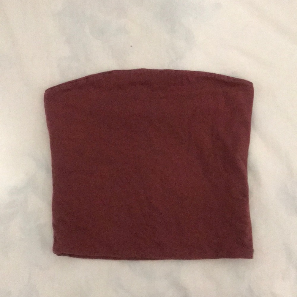 Brandy Melville Maroon Tube Top
